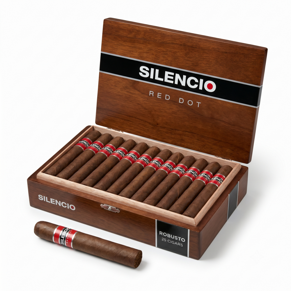 SILENCIO RED DOT ROBUSTO (1 box,25'S)