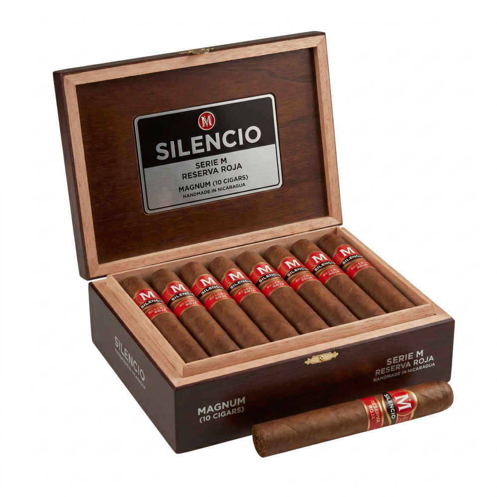 SILENCIO SERIE M RESERVA ROJA MAGNUM (1 box,10'S)
