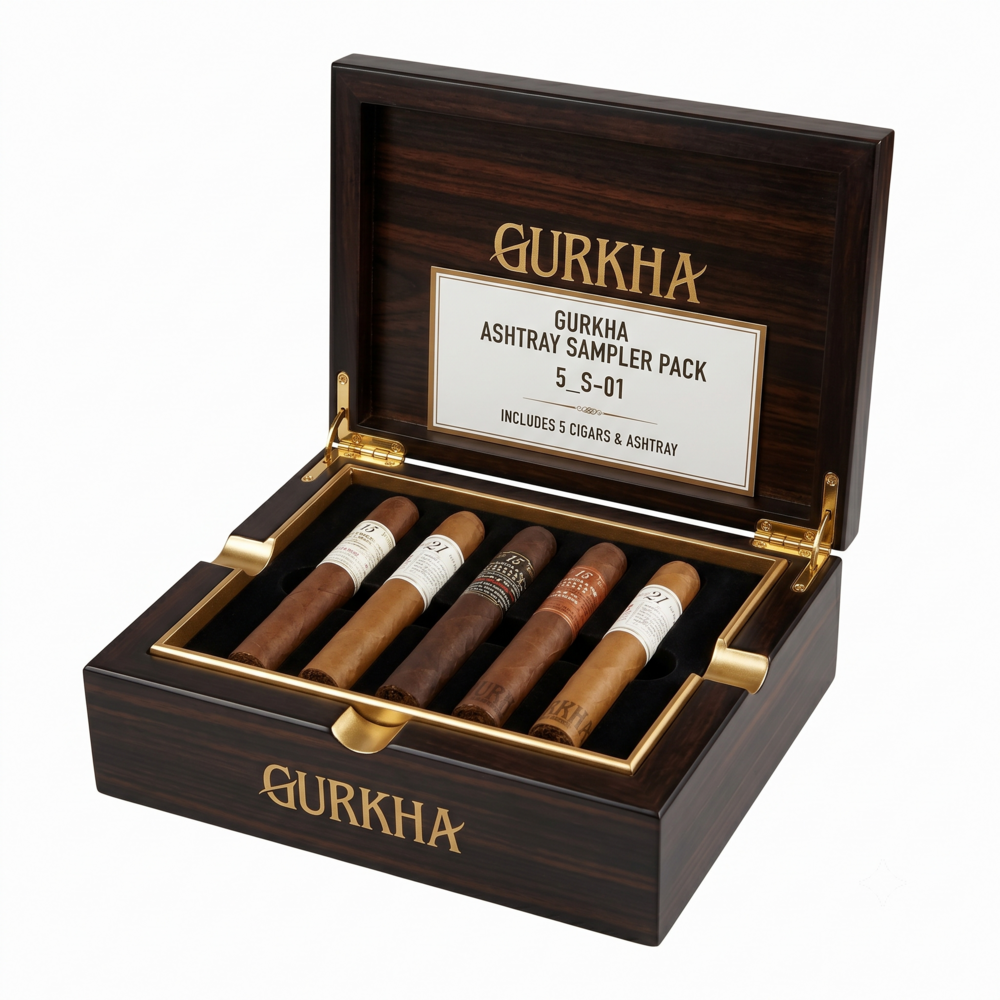 GURKHA ASHTRAY SAMPLER PACK (1 box,5'S)