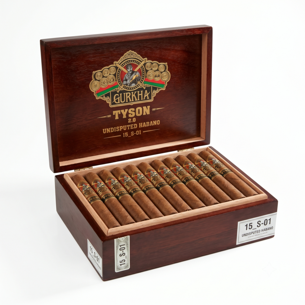 GURKHA TYSON UNDISPUTED HABANO (1 box,15'S)