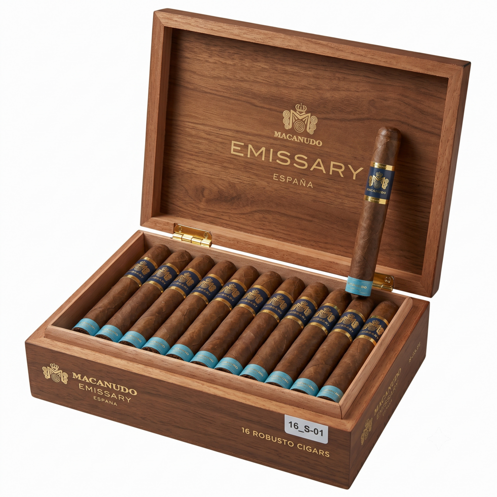 MACANUDO EMISSARY ESPANA ROBUSTO (1 box,16'S)
