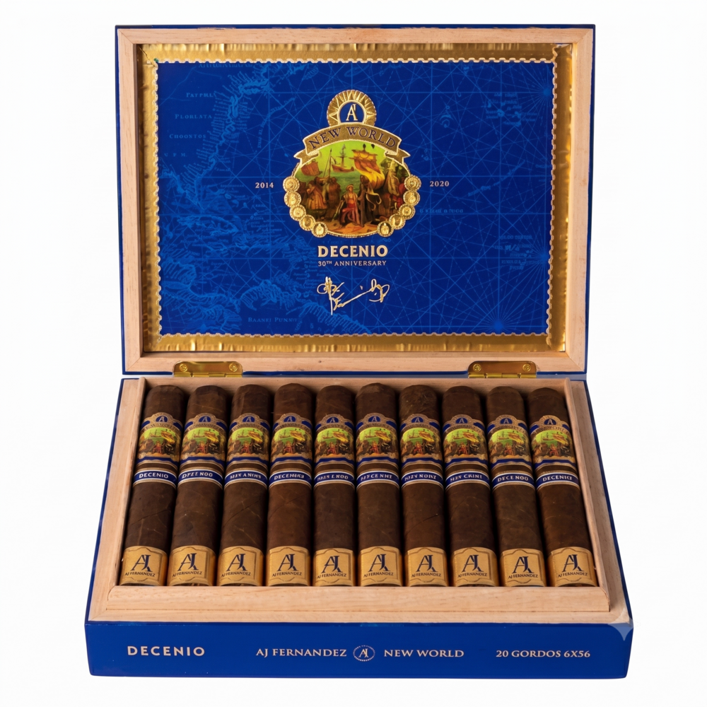 AJF NEW WORLD DECENIO ROBUSTO (1 box, 20'S)