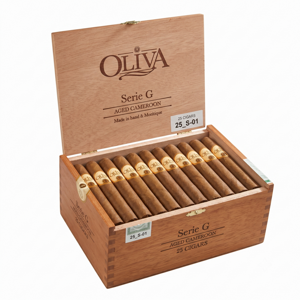 OLIVA SERIE G AGED CAMEROON (1 box,25'S)