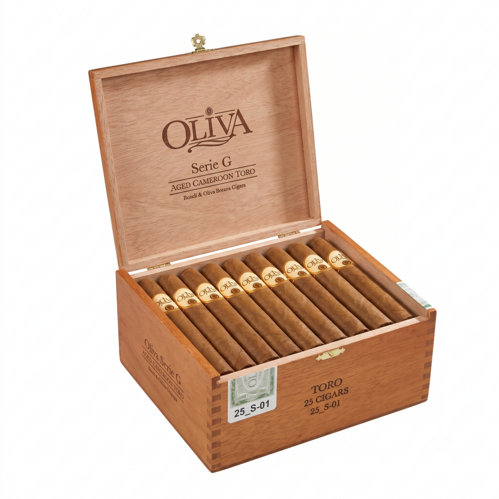 OLIVA SERIE G AGED CAMEROON TORO (1 box,25'S)