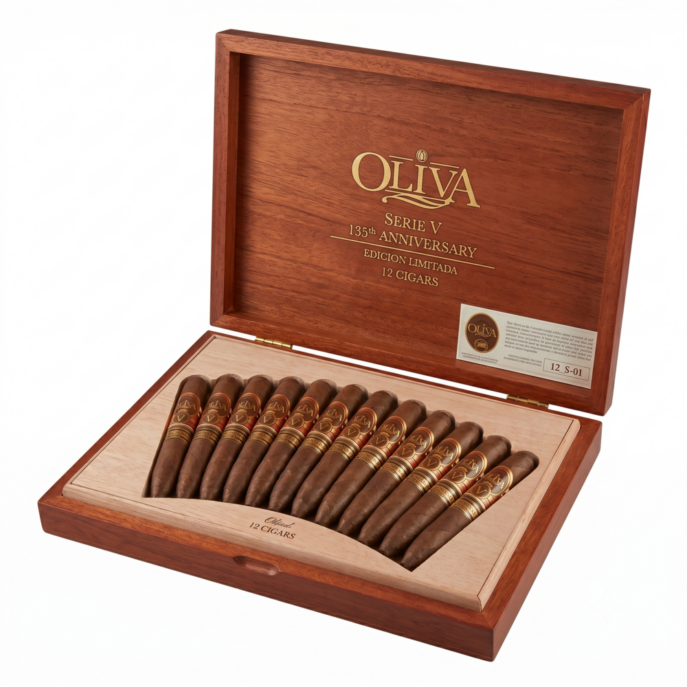 OLIVA SERIE V 135 ANNIVERSARY (1 box,12'S)