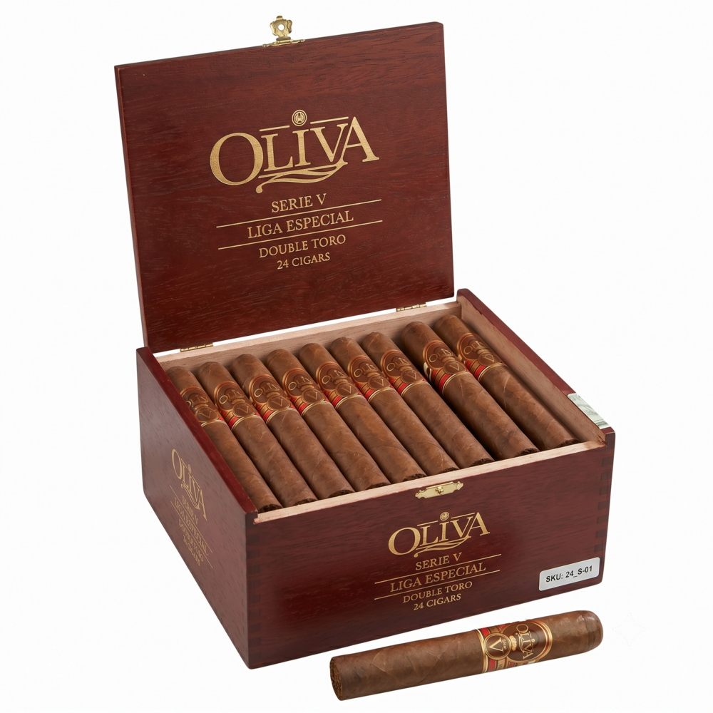 OLIVA SERIE V MELANIO DOUBLE TORO (1 box,10'S)