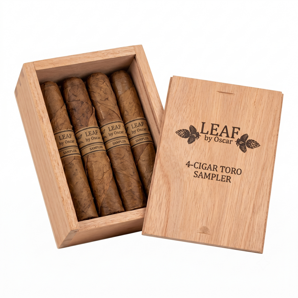 OSCAR VALLADARES LEAF SAMPLER TORO (1 box,4'S)