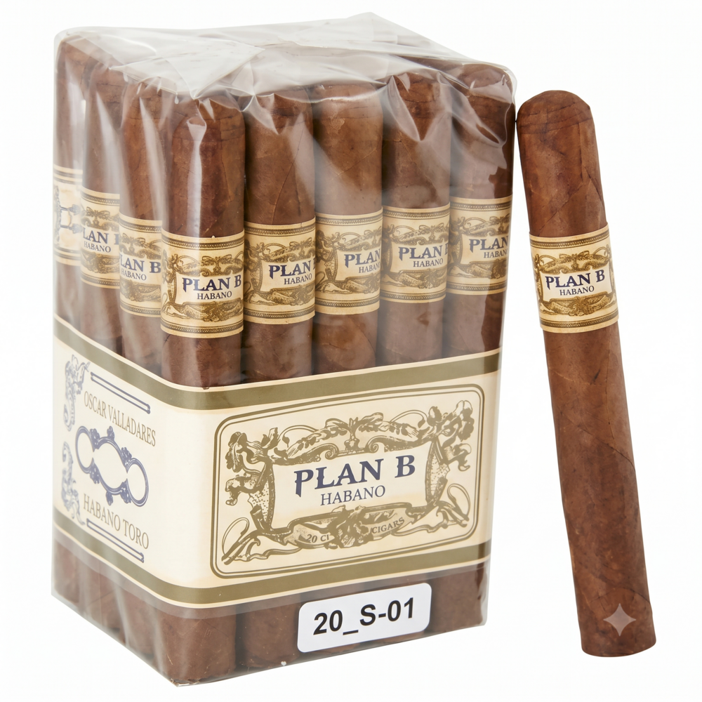 OSCAR VALLADARES PLAN B HABANO TORO (1 box,20'S)